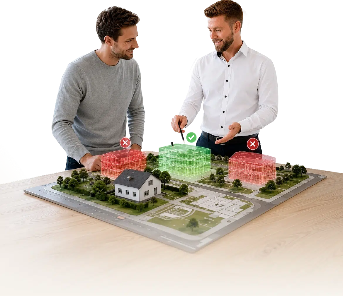 Du brauchst einen Ansprechpartner, der sich mit Baurecht bestens auskennt.