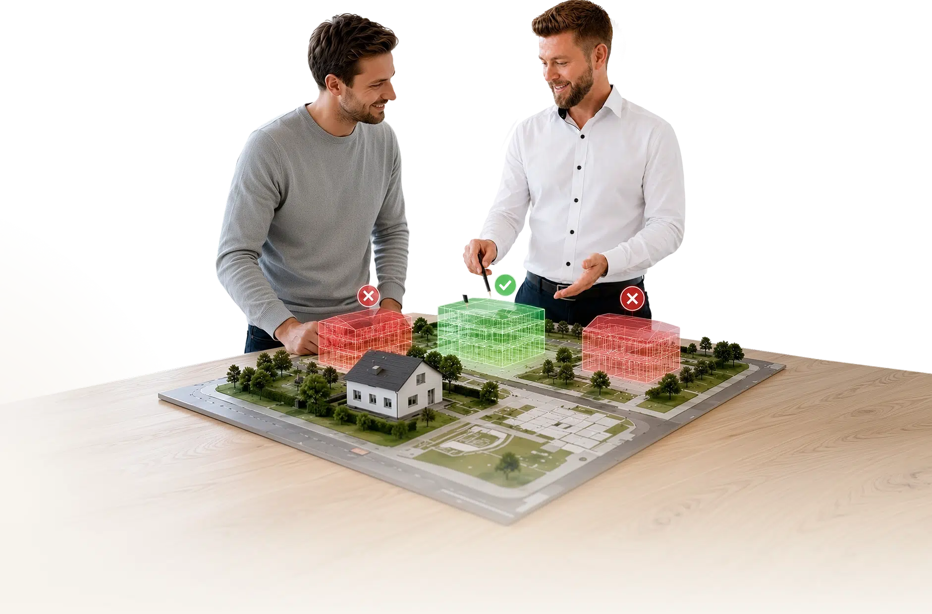 Du brauchst einen Ansprechpartner, der sich mit Baurecht bestens auskennt.